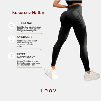 LOOV Sculpt 3D: Selülit Karşıtı Şekillendirici Tayt