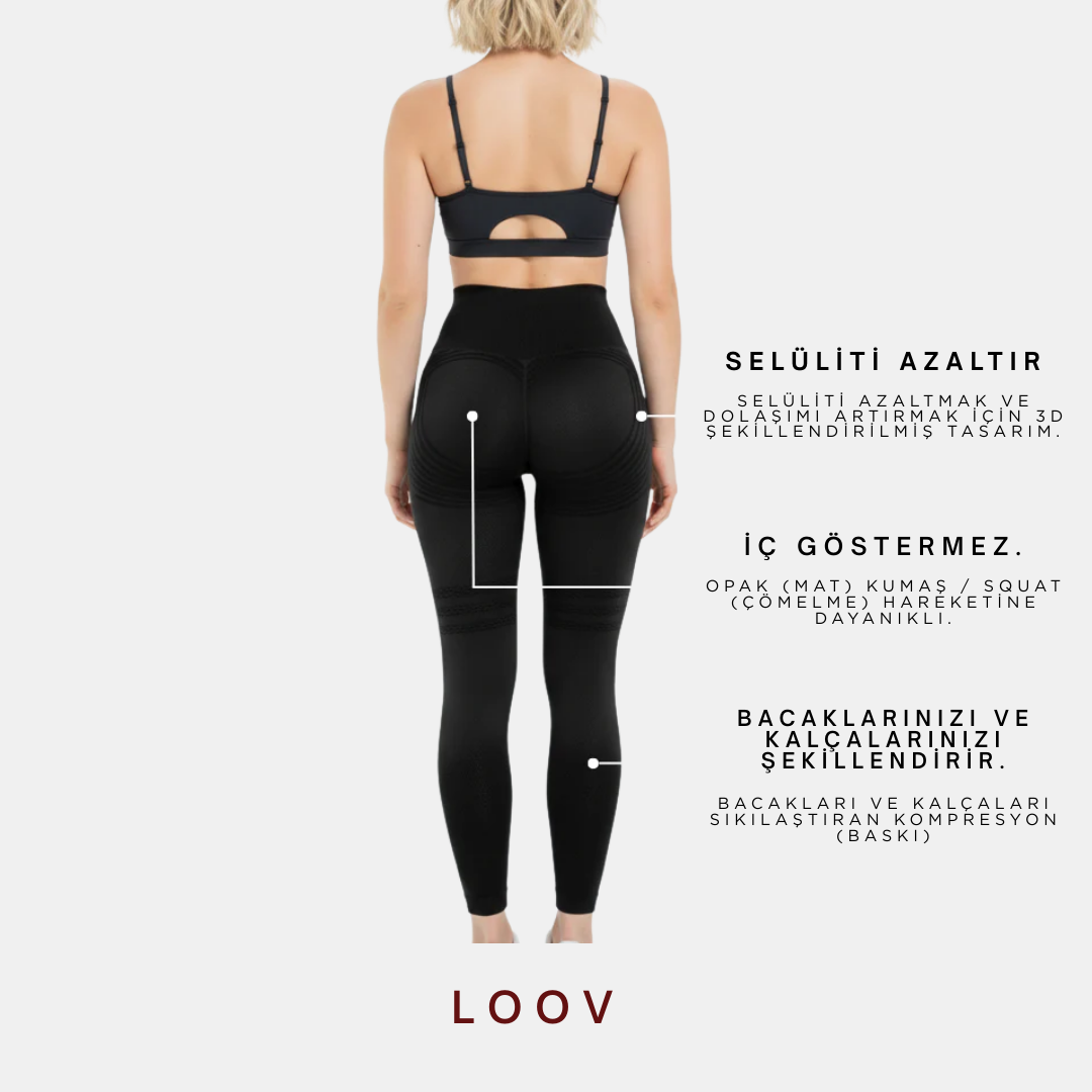 LOOV Sculpt 3D: Selülit Karşıtı Şekillendirici Tayt